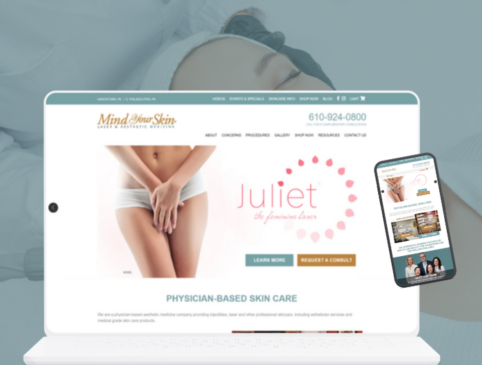 Mind Your Skin Dermatology Plastic Surgery Website Design & Marketing